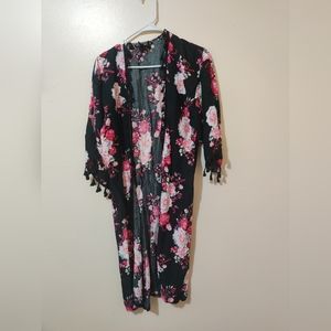 Cardigan with tassels